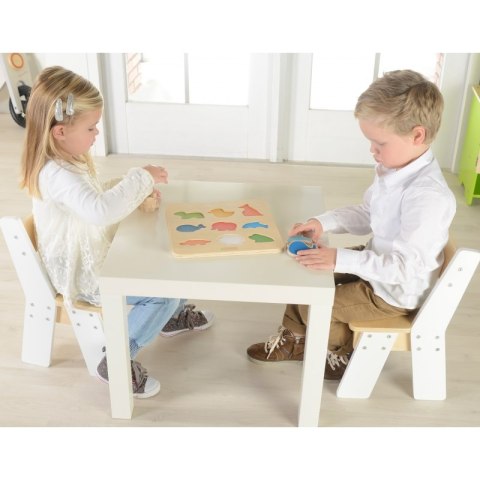 MASTERKIDZ Drewniany Sorter Kształtów Kolorowe Zwierzątka Montessori MASTERKIDZ Drewniany Sorter Kształtów Kolorowe Zwierzątka Montessori