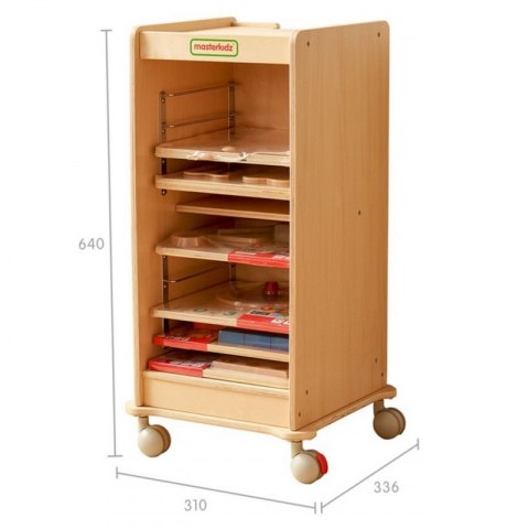 MASTERKIDZ Szafka Do Przechowywania Tabliczek Edukacyjnych MASTERKIDZ Szafka Do Przechowywania Tabliczek Edukacyjnych
