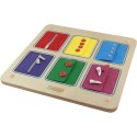 MASTERKIDZ Tablica Ścienna Otwieranie I Zamykanie Zamków Suwaki Guziki Montessori MASTERKIDZ Tablica Ścienna Otwieranie I Zamykanie Zamków Suwaki Guziki Montessori