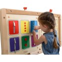 MASTERKIDZ Tablica Ścienna Otwieranie I Zamykanie Zamków Suwaki Guziki Montessori MASTERKIDZ Tablica Ścienna Otwieranie I Zamykanie Zamków Suwaki Guziki Montessori