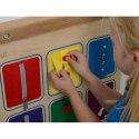 MASTERKIDZ Tablica Ścienna Otwieranie I Zamykanie Zamków Suwaki Guziki Montessori MASTERKIDZ Tablica Ścienna Otwieranie I Zamykanie Zamków Suwaki Guziki Montessori