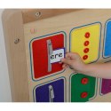MASTERKIDZ Tablica Ścienna Otwieranie I Zamykanie Zamków Suwaki Guziki Montessori MASTERKIDZ Tablica Ścienna Otwieranie I Zamykanie Zamków Suwaki Guziki Montessori