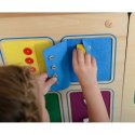 MASTERKIDZ Tablica Ścienna Otwieranie I Zamykanie Zamków Suwaki Guziki Montessori MASTERKIDZ Tablica Ścienna Otwieranie I Zamykanie Zamków Suwaki Guziki Montessori