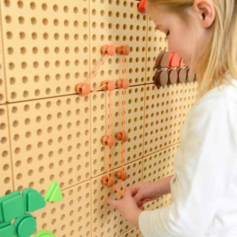 MASTERKIDZ Zestaw Kołeczki i Sznurki - Do Tablicy Naukowo-Kreatywnej STEM MASTERKIDZ Zestaw Kołeczki i Sznurki - Do Tablicy Naukowo-Kreatywnej STEM