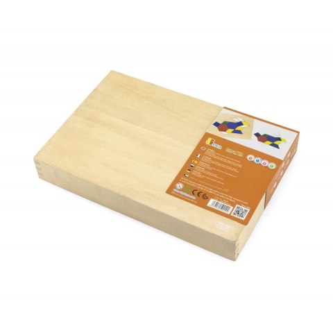 VIGA Drewniana Mozaika Geometryczna Klocki Dienesa Układanka Logiczna Montessori148 el VIGA Drewniana Mozaika Geometryczna Klocki Dienesa Układanka Logiczna Montessori148 el