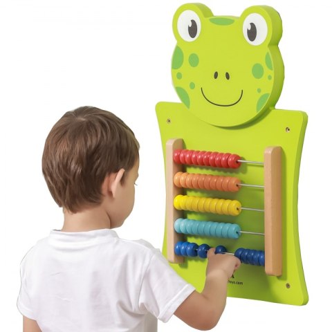 VIGA Drewniana Tablica Manipulacyjna Liczydło Żabka Certyfikat FSC Montessori VIGA Drewniana Tablica Manipulacyjna Liczydło Żabka Certyfikat FSC Montessori