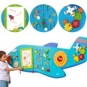 VIGA Drewniana Tablica Sensoryczna Manipulacyjna Samolot Certyfikat FSC Montessori VIGA Drewniana Tablica Sensoryczna Manipulacyjna Samolot Certyfikat FSC Montessori