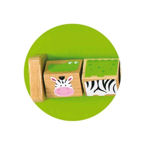 VIGA Tablica Edukacyjna Manipulacyjna Sensoryczna Drewniana Krokodyl Certyfikat FSC Montessori VIGA Tablica Edukacyjna Manipulacyjna Sensoryczna Drewniana Krokodyl Certyfikat FSC Montessori