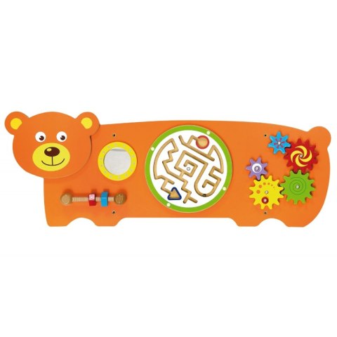VIGA Tablica Sensoryczna Manipulacyjna Miś Certyfikat FSC Montessori VIGA Tablica Sensoryczna Manipulacyjna Miś Certyfikat FSC Montessori