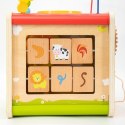 Viga Drewniana Kostka Edukacyjna 5w1 Viga Drewniana Kostka Edukacyjna 5w1