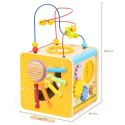 Viga Drewniana Kostka Edukacyjna 5w1 Viga Drewniana Kostka Edukacyjna 5w1