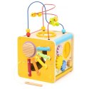 Viga Drewniana Kostka Edukacyjna 5w1 Viga Drewniana Kostka Edukacyjna 5w1