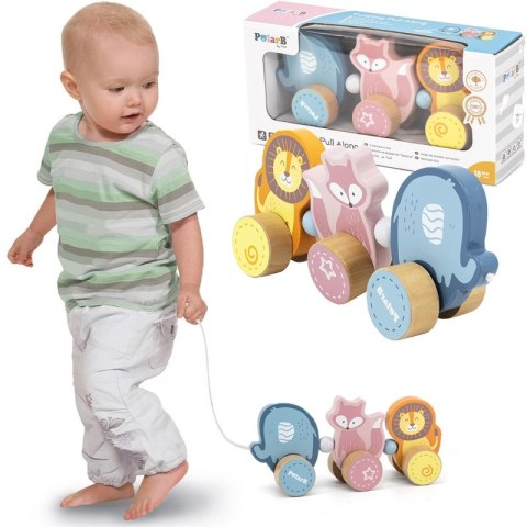 Drewniana zabawka zwierzątka do ciągnięcia Viga Toys Montessori Drewniana zabawka zwierzątka do ciągnięcia Viga Toys Montessori