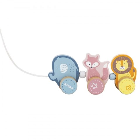 Drewniana zabawka zwierzątka do ciągnięcia Viga Toys Montessori Drewniana zabawka zwierzątka do ciągnięcia Viga Toys Montessori
