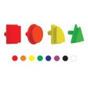 MASTERKIDZ Geometryczne Elementy 8 Kolorów 256 szt Akcesoria do tablic STEM MASTERKIDZ Geometryczne Elementy 8 Kolorów 256 szt Akcesoria do tablic STEM
