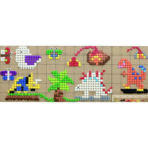 MASTERKIDZ Geometryczne Elementy 8 Kolorów 256 szt Akcesoria do tablic STEM MASTERKIDZ Geometryczne Elementy 8 Kolorów 256 szt Akcesoria do tablic STEM