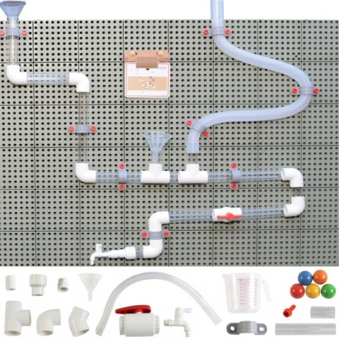 MASTERKIDZ System Rur Do Tablicy STEM 80 elementów MASTERKIDZ System Rur Do Tablicy STEM 80 elementów