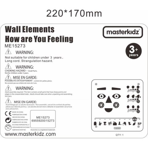 MASTERKIDZ Tablica Edukacyjna Jak Się Czujesz? Nauka Emocji Montessori MASTERKIDZ Tablica Edukacyjna Jak Się Czujesz? Nauka Emocji Montessori