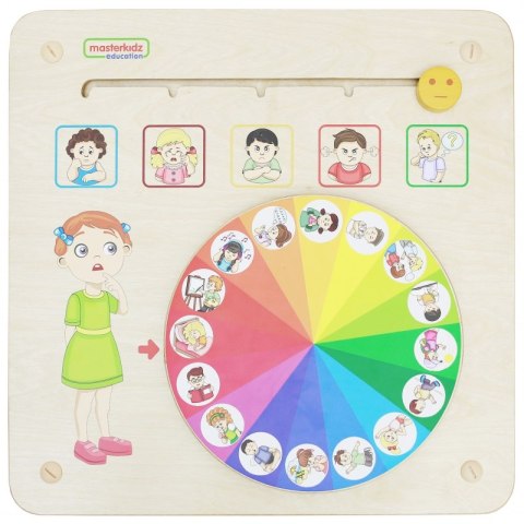 MASTERKIDZ Tablica Edukacyjna Nauka Emocji Zarządzanie Emocjami Montessori MASTERKIDZ Tablica Edukacyjna Nauka Emocji Zarządzanie Emocjami Montessori