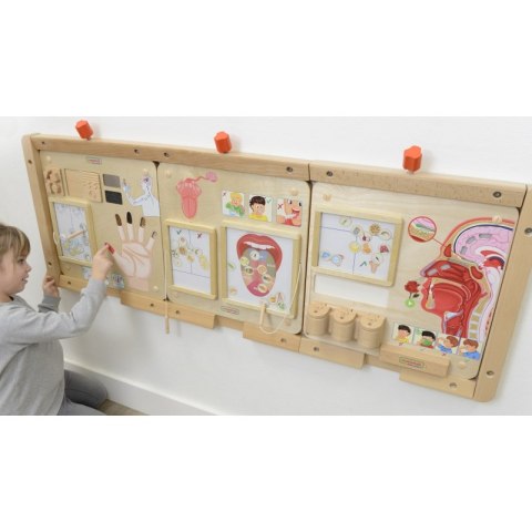 MASTERKIDZ Tablica Edukacyjna Zmysł Dotyku Montessori MASTERKIDZ Tablica Edukacyjna Zmysł Dotyku Montessori