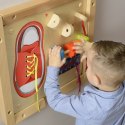 MASTERKIDZ Tablica Edukacyjna - Zręczność Manualna Sznurowanie Montessori MASTERKIDZ Tablica Edukacyjna - Zręczność Manualna Sznurowanie Montessori