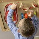 MASTERKIDZ Tablica Edukacyjna - Zręczność Manualna Sznurowanie Montessori MASTERKIDZ Tablica Edukacyjna - Zręczność Manualna Sznurowanie Montessori