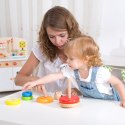 TOOKY TOY Drewniana Układanka Piramidka Miś TOOKY TOY Drewniana Układanka Piramidka Miś
