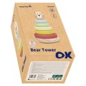 TOOKY TOY Drewniana Układanka Piramidka Miś TOOKY TOY Drewniana Układanka Piramidka Miś