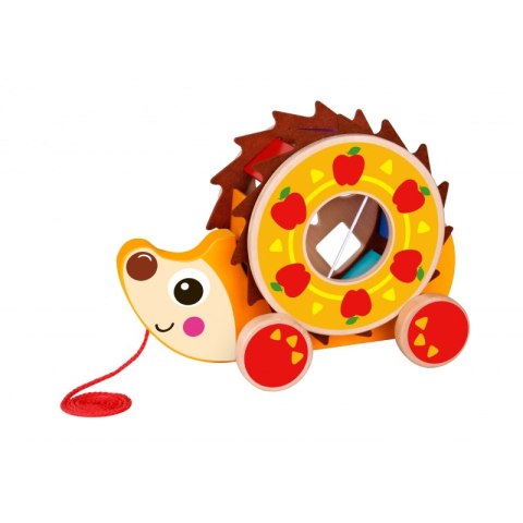 TOOKY TOY Duży Drewniany Sorter Jeż Do Ciągnięcia 2w1 TOOKY TOY Duży Drewniany Sorter Jeż Do Ciągnięcia 2w1