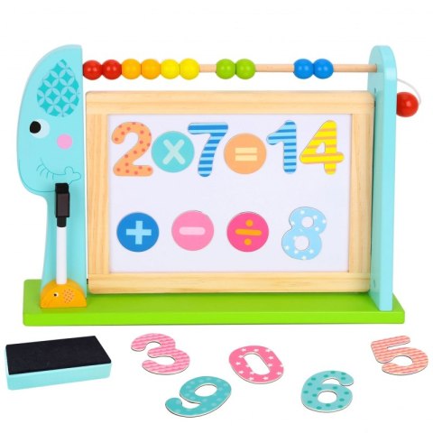 TOOKY TOY Edukacyjna Tablica Na Biurko + 18 magnetycznych elementów TOOKY TOY Edukacyjna Tablica Na Biurko + 18 magnetycznych elementów