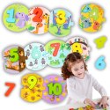 TOOKY TOY Edukacyjne Puzzle Układanka Montessori Nauka Liczenia TOOKY TOY Edukacyjne Puzzle Układanka Montessori Nauka Liczenia