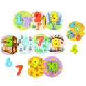 TOOKY TOY Edukacyjne Puzzle Układanka Montessori Nauka Liczenia TOOKY TOY Edukacyjne Puzzle Układanka Montessori Nauka Liczenia