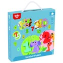TOOKY TOY Edukacyjne Puzzle Układanka Montessori Nauka Liczenia TOOKY TOY Edukacyjne Puzzle Układanka Montessori Nauka Liczenia
