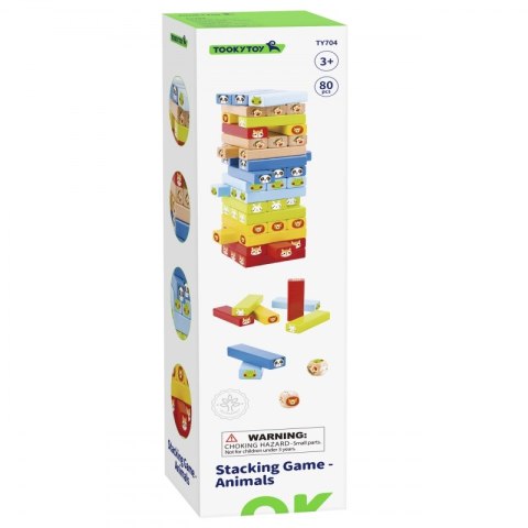 TOOKY TOY Gra Zręcznościowa Zwierzęta 82 el. TOOKY TOY Gra Zręcznościowa Zwierzęta 82 el.