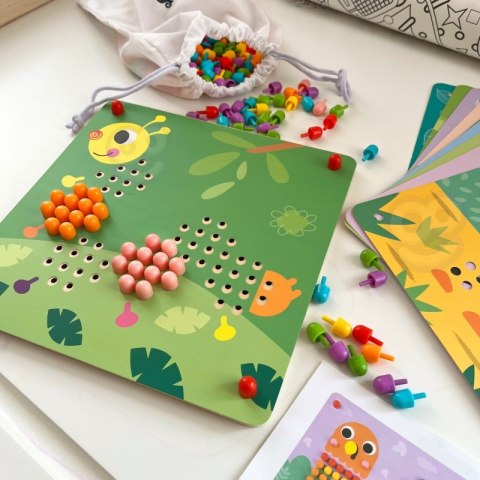 TOOKY TOY Układanka z Pinezkami Kołki Wpinaczka TOOKY TOY Układanka z Pinezkami Kołki Wpinaczka
