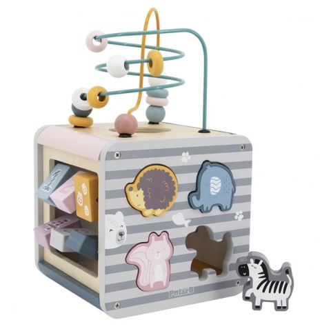 VIGA PolarB Activity Box Drewniane Edukacyjne Centrum Gier 5w1 kostka VIGA PolarB Activity Box Drewniane Edukacyjne Centrum Gier 5w1 kostka