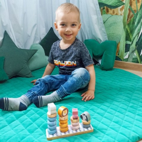 VIGA PolarB Drewniana Układanka Edukacyjna ze Zwierzątkami Montessori VIGA PolarB Drewniana Układanka Edukacyjna ze Zwierzątkami Montessori