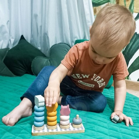 VIGA PolarB Drewniana Układanka Edukacyjna ze Zwierzątkami Montessori VIGA PolarB Drewniana Układanka Edukacyjna ze Zwierzątkami Montessori