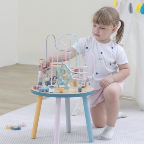 VIGA PolarB Drewniany Stolik Edukacyjny Manipulacyjny Przeplatanka Montessori VIGA PolarB Drewniany Stolik Edukacyjny Manipulacyjny Przeplatanka Montessori