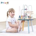 VIGA PolarB Drewniany Stolik Edukacyjny Manipulacyjny Przeplatanka Montessori VIGA PolarB Drewniany Stolik Edukacyjny Manipulacyjny Przeplatanka Montessori
