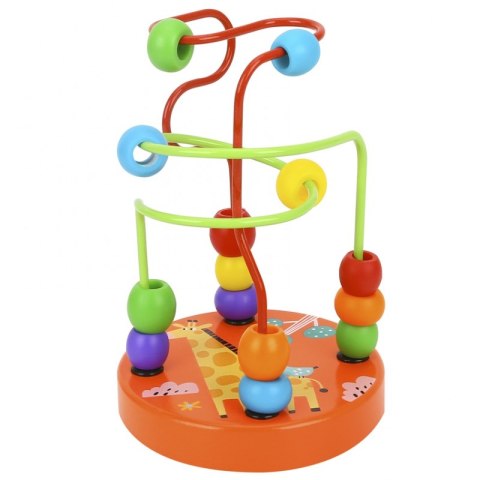 TOOKY TOY Drewniana Edukacyjna Pętla Motoryczna Labirynt Przeplatanka TOOKY TOY Drewniana Edukacyjna Pętla Motoryczna Labirynt Przeplatanka