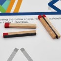TOOKY TOY Drewniana Układanka Montessori Gra Logiczna Łamigłówki Zapałki Magnetyczne dla Dzieci 58 el. TOOKY TOY Drewniana Układanka Montessori Gra Logiczna Łamigłówki Zapałki Magnetyczne dla Dzieci 58 el.