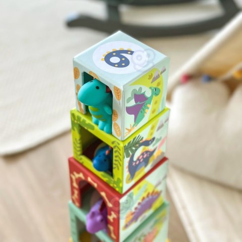 TOOKY TOY Drewniane Klocki Układanka Edukacyjna + 6 Figurek do zabawy 12 el. TOOKY TOY Drewniane Klocki Układanka Edukacyjna + 6 Figurek do zabawy 12 el.