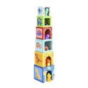 TOOKY TOY Drewniane Klocki Układanka Edukacyjna + 6 Figurek do zabawy 12 el. TOOKY TOY Drewniane Klocki Układanka Edukacyjna + 6 Figurek do zabawy 12 el.