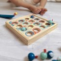 TOOKY TOY Gra dla Dzieci Drewniany Stół Latające Rybki 19 el. TOOKY TOY Gra dla Dzieci Drewniany Stół Latające Rybki 19 el.