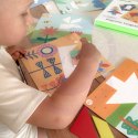 TOOKY TOY Puzzle Tangram Układanka dla Dzieci Nauka Kształtów Figury Kształty 18el. TOOKY TOY Puzzle Tangram Układanka dla Dzieci Nauka Kształtów Figury Kształty 18el.