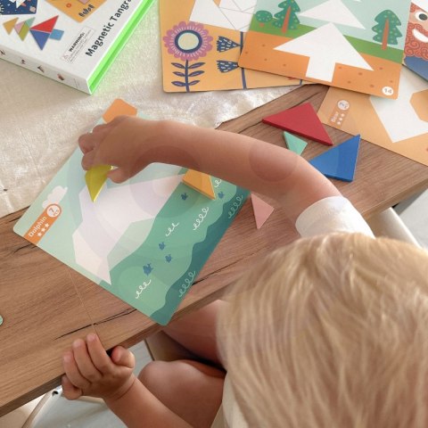 TOOKY TOY Puzzle Tangram Układanka dla Dzieci Nauka Kształtów Figury Kształty 18el. TOOKY TOY Puzzle Tangram Układanka dla Dzieci Nauka Kształtów Figury Kształty 18el.