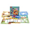 TOOKY TOY Puzzle Tangram Układanka dla Dzieci Nauka Kształtów Figury Kształty 18el. TOOKY TOY Puzzle Tangram Układanka dla Dzieci Nauka Kształtów Figury Kształty 18el.