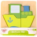 TOOKY TOY Puzzle Układanka Montessori Grube Klocki Statek 6 el. TOOKY TOY Puzzle Układanka Montessori Grube Klocki Statek 6 el.