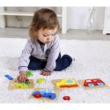 TOOKY TOY Puzzle Układanka Montessori Grube Klocki Statek 6 el. TOOKY TOY Puzzle Układanka Montessori Grube Klocki Statek 6 el.